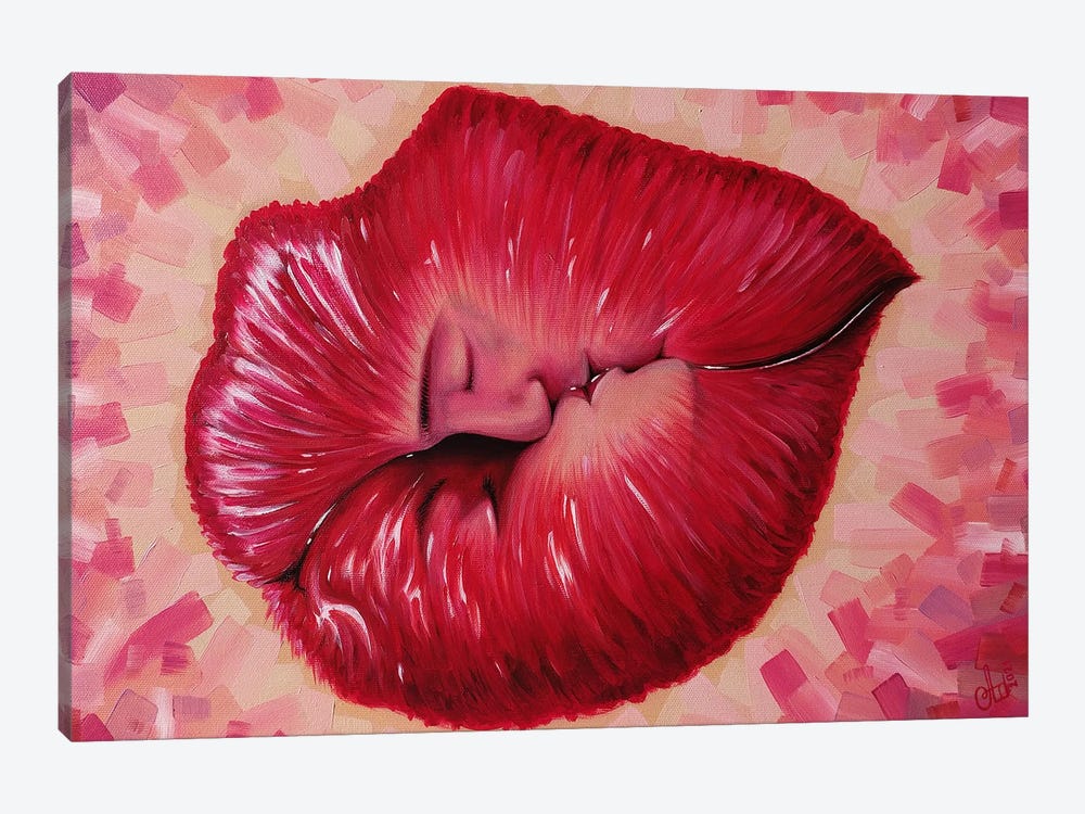 Time For Kisses by Anna Shabalova 1-piece Canvas Print