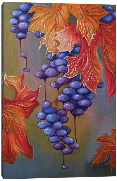 Gift From Olympus Canvas Art Print - Grape Art