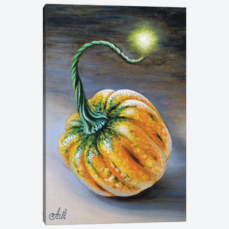 Pumpkins Fire Bomb Canvas Print #SBV60} by Anna Shabalova Canvas Wall Art