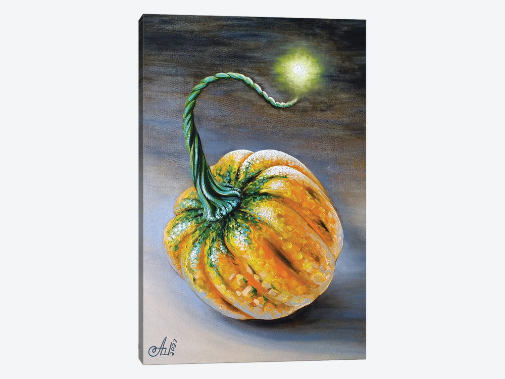Pumpkins Fire Bomb by Anna Shabalova 1-piece Canvas Art Print