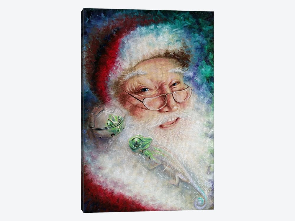 Santa's Little Helper by Anna Shabalova 1-piece Canvas Artwork
