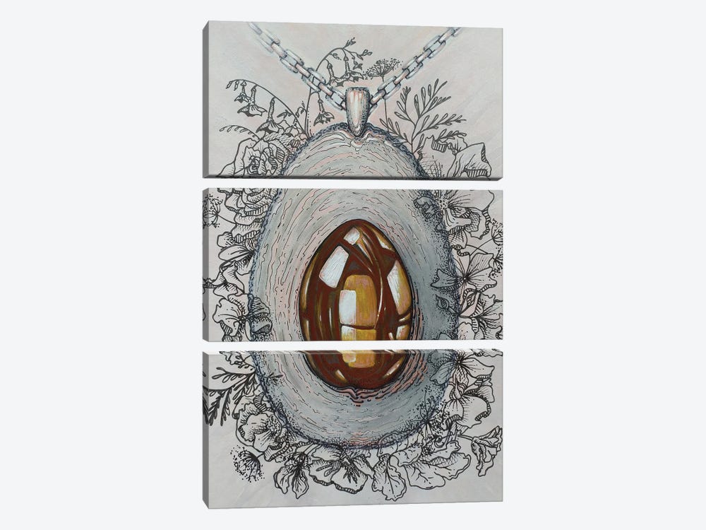 Lucky Avocado by Anna Shabalova 3-piece Canvas Print