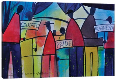 Educate Canvas Art Print - Stacey Brown