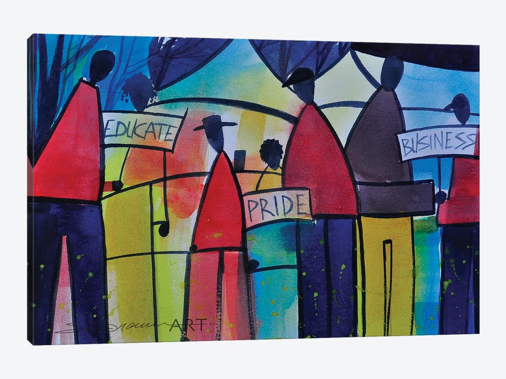 Educate by Stacey Brown 1-piece Art Print