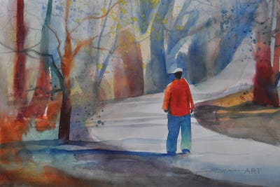 Walking The Path by Stacey Brown art print