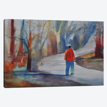 Walking The Path Canvas Print #SBW17} by Stacey Brown Canvas Art Print