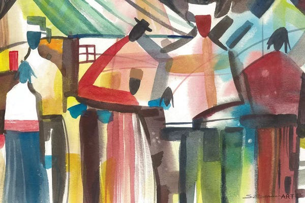 Black Joy: Family Gathering by Stacey Brown