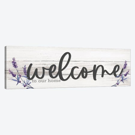 Welcome To Our Home     Canvas Print #SBY126} by Susie Boyer Canvas Print