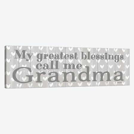 My Greatest Blessings Call Me Grandma Canvas Print #SBY141} by Susie Boyer Canvas Art