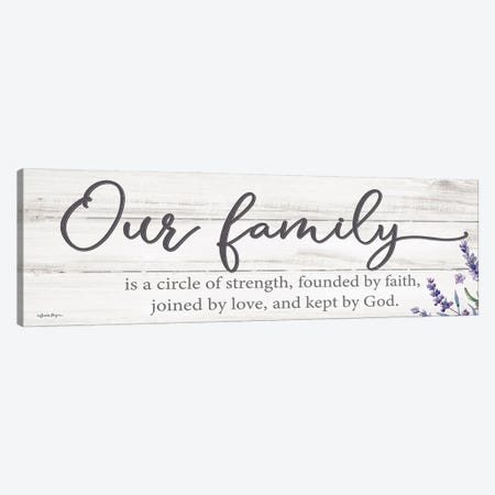 Our Family Canvas Print #SBY143} by Susie Boyer Canvas Artwork