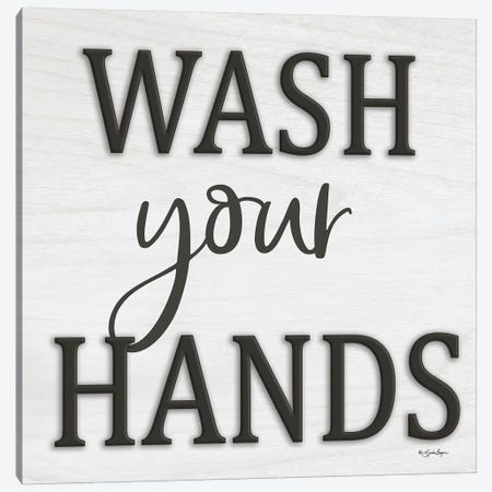 Wash Your Hands Canvas Print #SBY45} by Susie Boyer Canvas Artwork