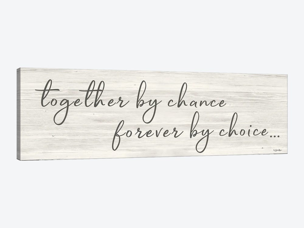 Together by Chance     by Susie Boyer 1-piece Art Print