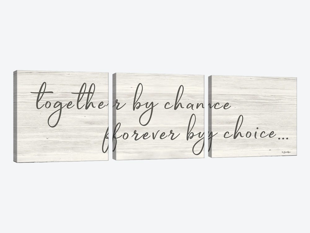 Together by Chance     by Susie Boyer 3-piece Art Print