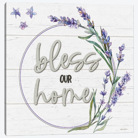 Bless Our Home Canvas Print #SBY92} by Susie Boyer Canvas Art