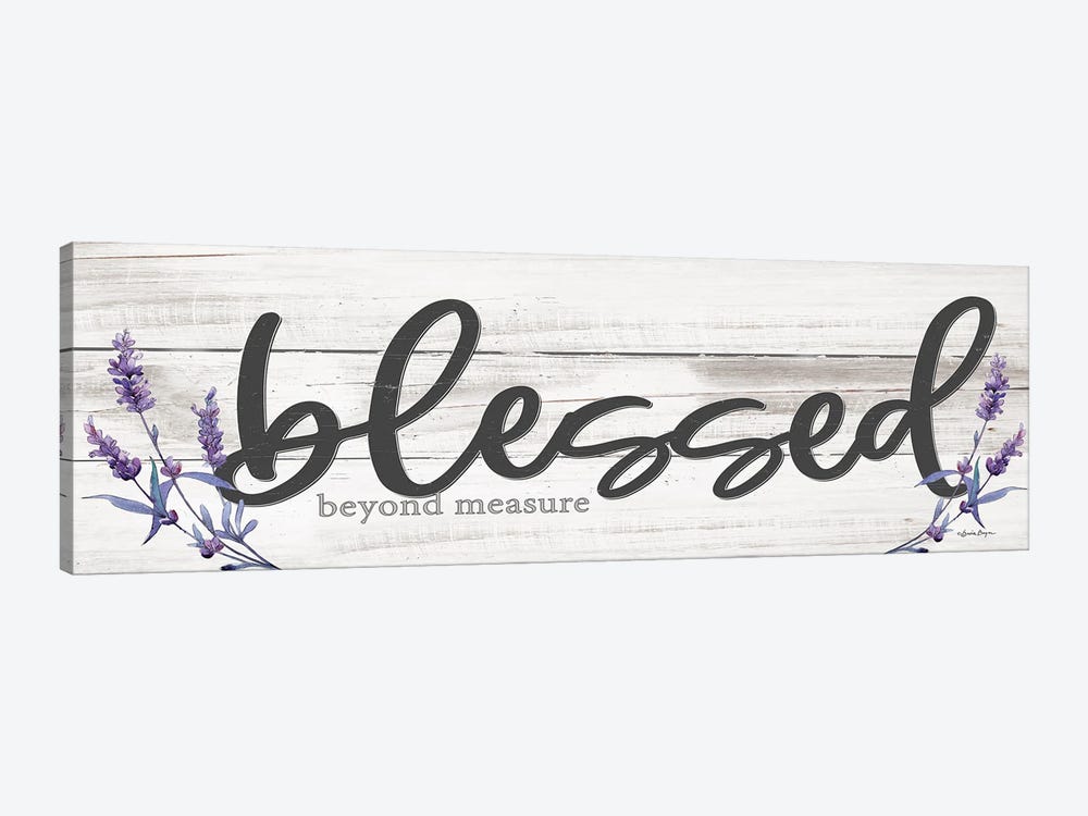 Blessed Beyond Measure by Susie Boyer 1-piece Canvas Art