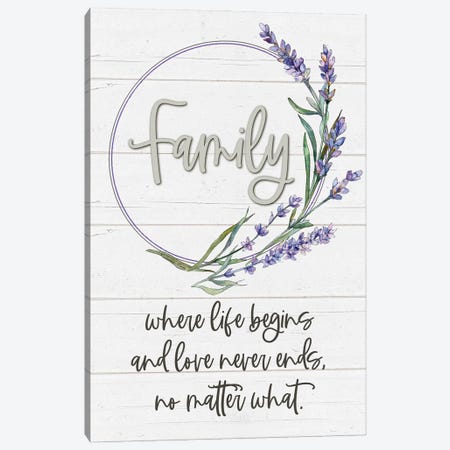 Family Canvas Print #SBY95} by Susie Boyer Canvas Art Print