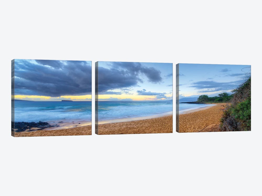 Little Beach - Maui by Scott Bennion 3-piece Canvas Print