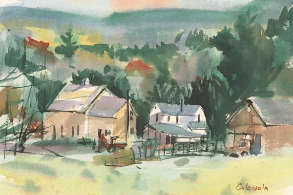 Stephen Calcasola: Valley Farm by Stephen Calcasola