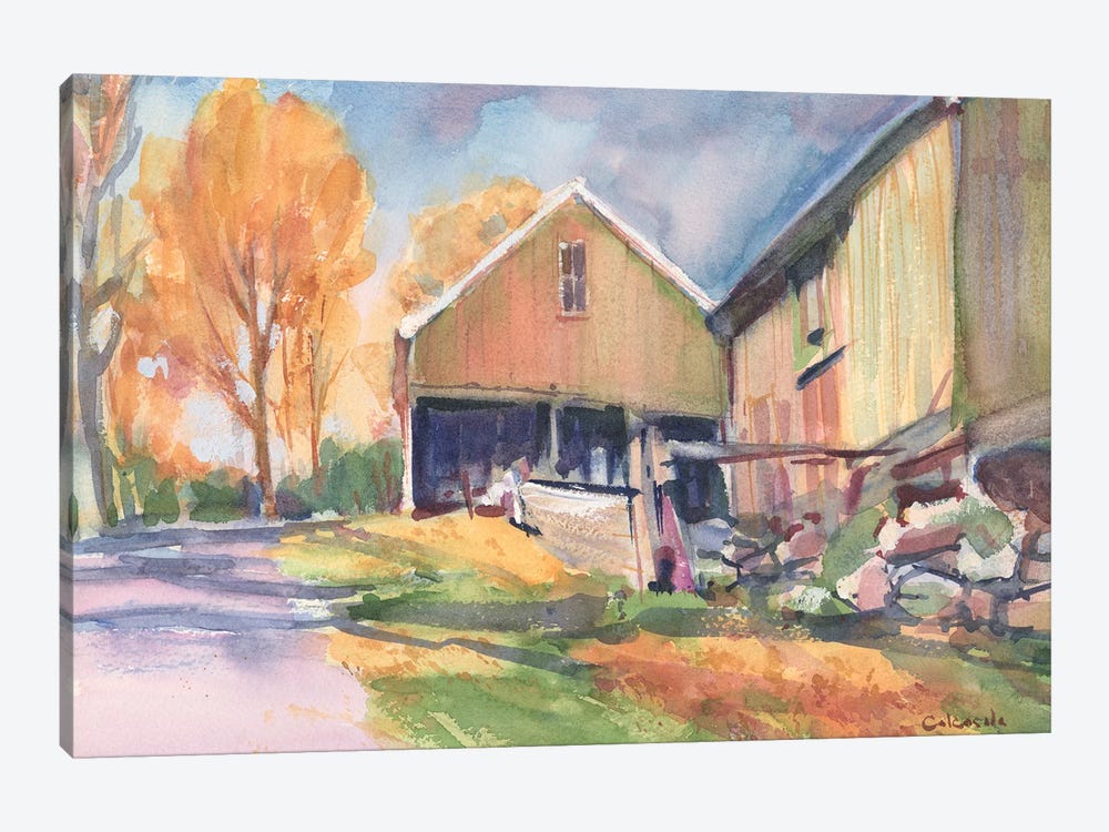 Country Road by Stephen Calcasola 1-piece Canvas Art Print