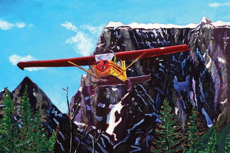 Castle Peak Fly By by Scott Clendaniel wall art