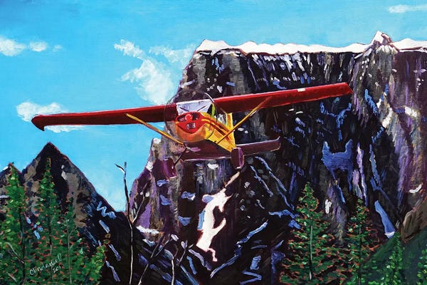 Scott Clendaniel: Castle Peak Fly By by Scott Clendaniel