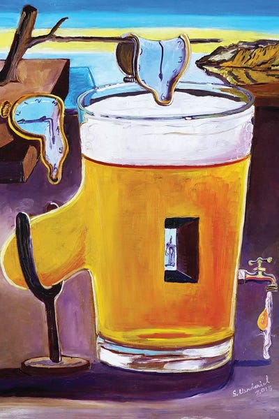 The Persistence Of Memory: Dali Pint by Scott Clendaniel