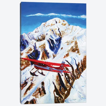 Flight Around Denali Canvas Print #SCD21} by Scott Clendaniel Canvas Art Print
