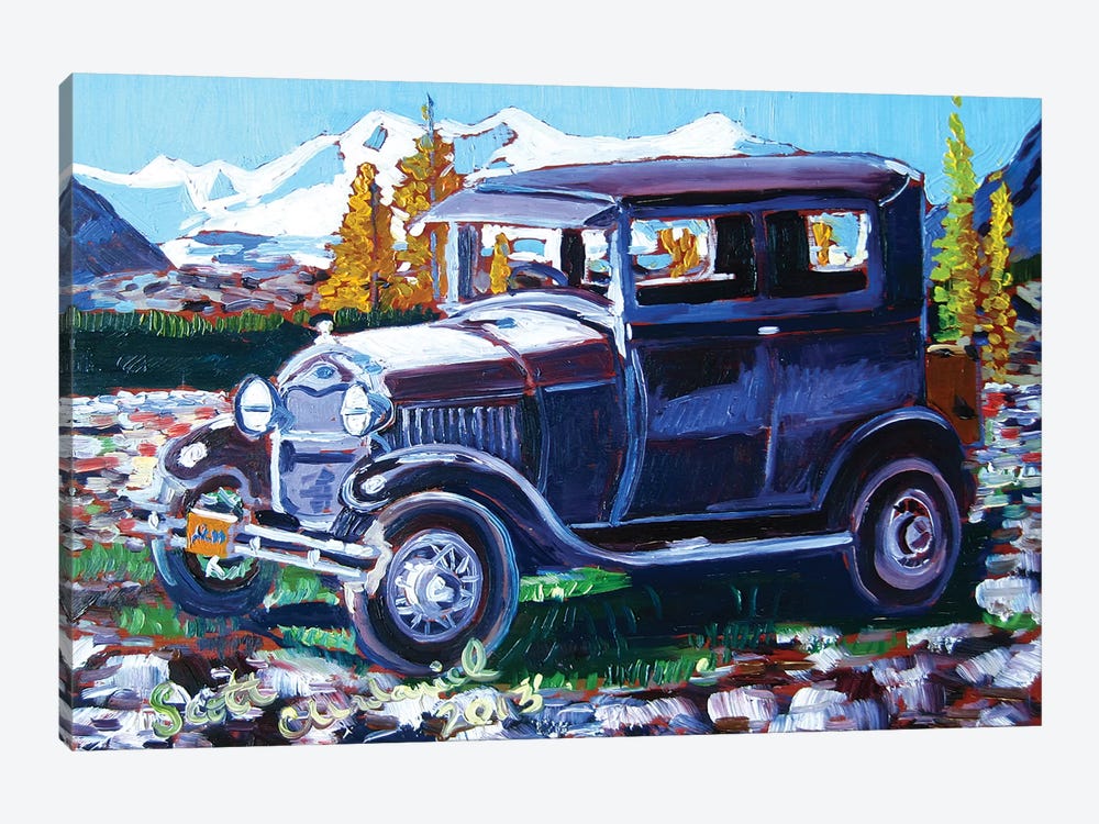 Model A Ford by Scott Clendaniel 1-piece Canvas Wall Art