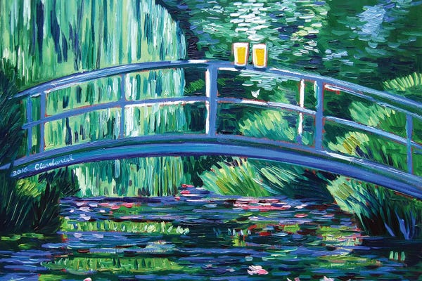 Artists Like Monet: Monet's Beer Garden by Scott Clendaniel