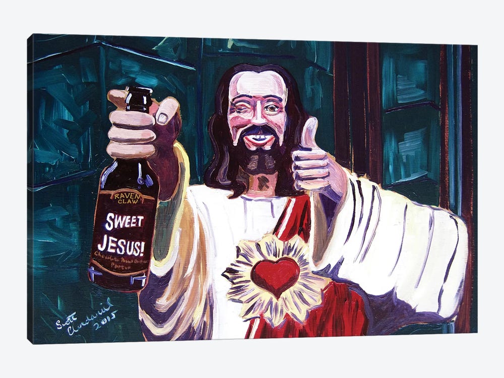 Sweet Jesus by Scott Clendaniel 1-piece Canvas Wall Art