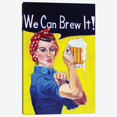 We Can Brew It Canvas Print #SCD52} by Scott Clendaniel Canvas Wall Art