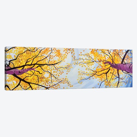 Autumn Overhead Canvas Print #SCD59} by Scott Clendaniel Canvas Art