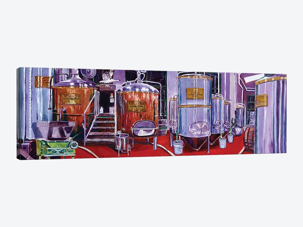 Brewing Process by Scott Clendaniel 1-piece Canvas Wall Art