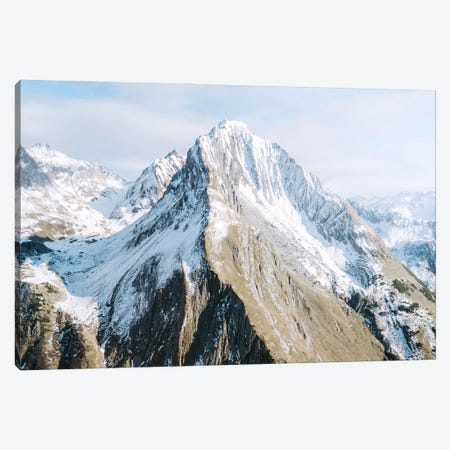 Lone And Epic Mountain Peak Canvas Print #SCE101} by Michael Schauer Canvas Print