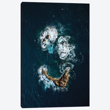 Ocean Smile Canvas Print #SCE110} by Michael Schauer Canvas Artwork