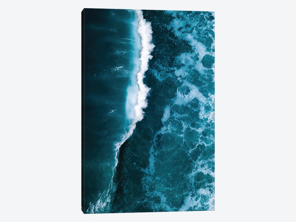 Wild Blue Ocean Wave by Michael Schauer 1-piece Canvas Art