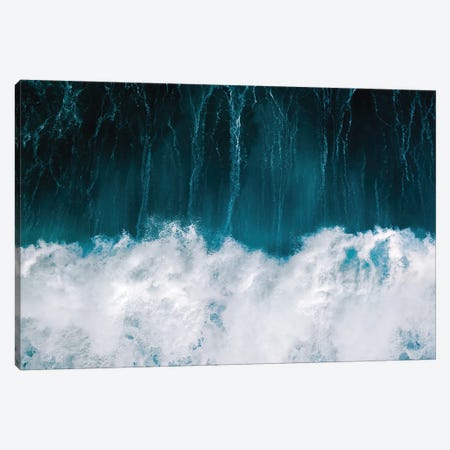 Powerful Breaking Wave In The Ocean Canvas Print #SCE121} by Michael Schauer Canvas Art Print