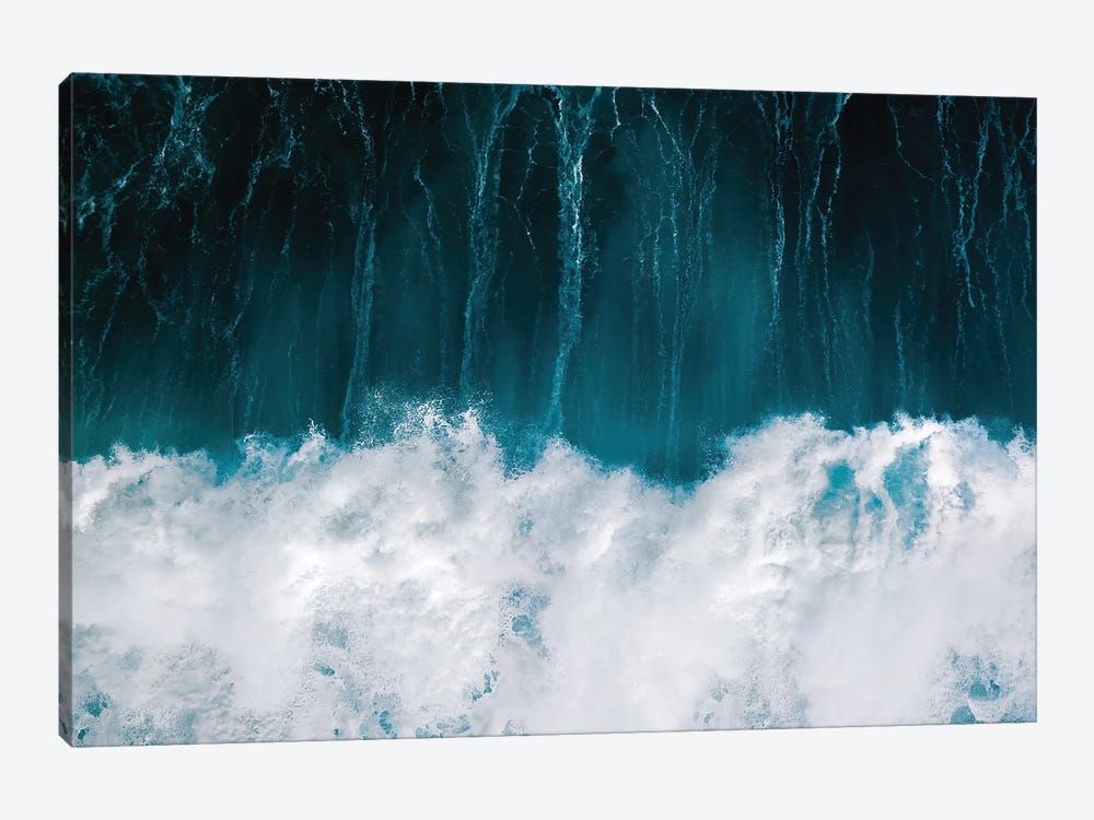 Powerful Breaking Wave In The Ocean by Michael Schauer 1-piece Canvas Artwork