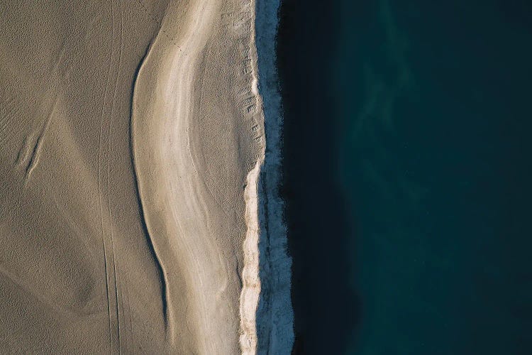 Footsteps In The Sand - Minimalist Beachside