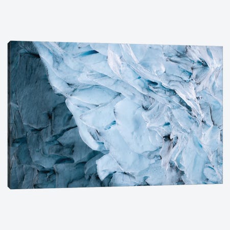 Glacier In Norway - Blue Ice Canvas Print #SCE133} by Michael Schauer Canvas Wall Art