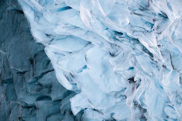 Michael Schauer: Glacier In Norway - Blue Ice by Michael Schauer