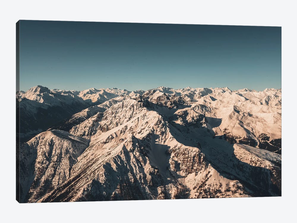 Mountain Range In The Austrian Alps During Sunrise by Michael Schauer 1-piece Canvas Artwork