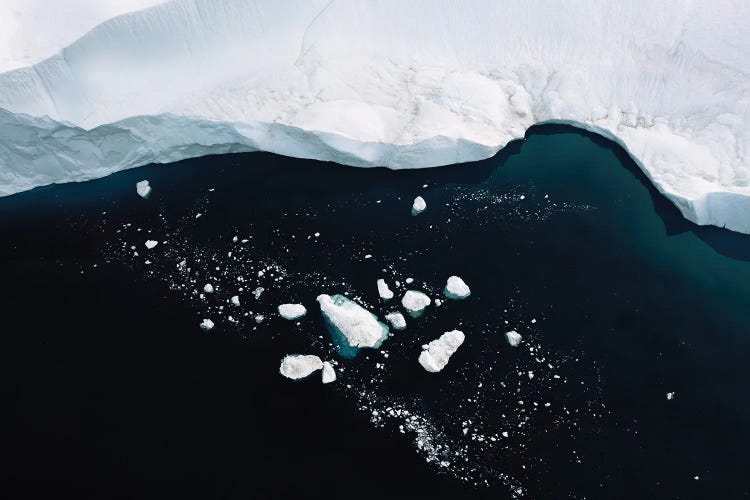 Silent Icebergs In Greenland