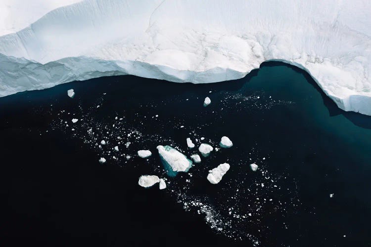 Silent Icebergs In Greenland by Michael Schauer wall art