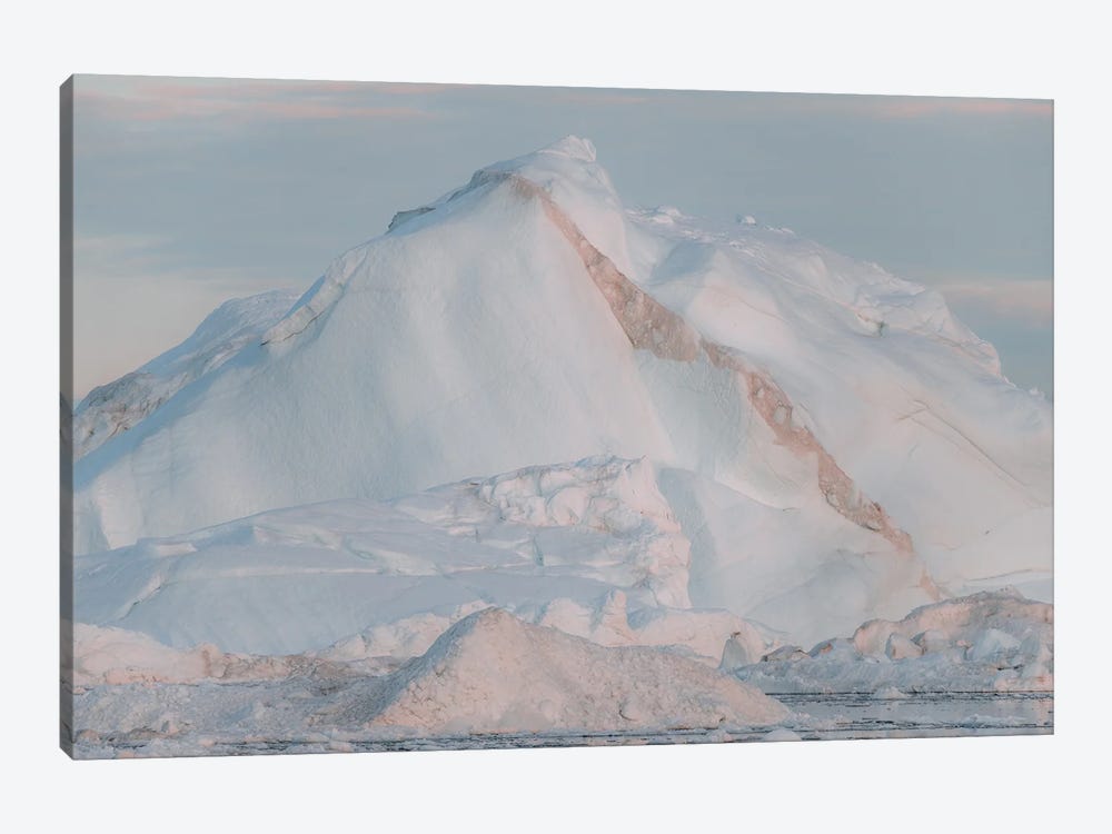 Iceberg In Warm Sunset Light by Michael Schauer 1-piece Canvas Artwork