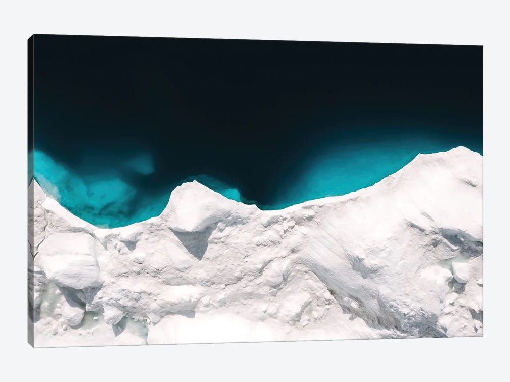 Minimalist Iceberg In Greenland by Michael Schauer 1-piece Canvas Artwork