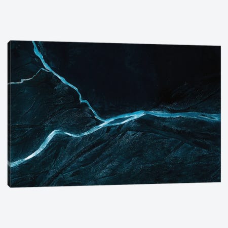 Minimalist And Abstract River Veins In Iceland Canvas Print #SCE162} by Michael Schauer Canvas Print