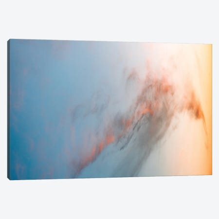 Beautiful Cloud Illuminated By A Warm Sunset Canvas Print #SCE184} by Michael Schauer Canvas Wall Art