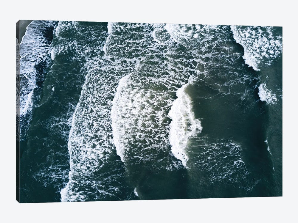 Waves On A Stormy Day On The Northern Sea by Michael Schauer 1-piece Canvas Wall Art