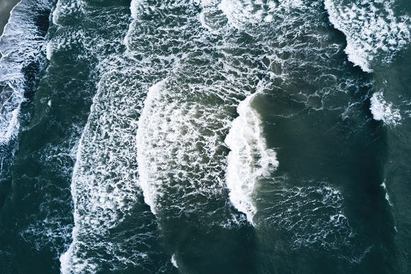 Michael Schauer: Waves On A Stormy Day On The Northern Sea by Michael Schauer